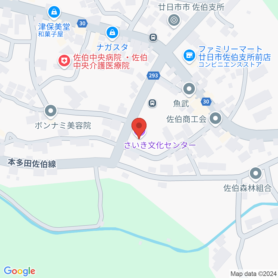 廿日市市さいき文化ホール周辺のカフェ一覧地図