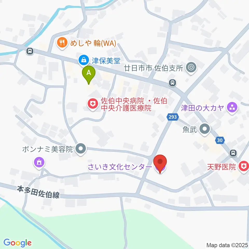 廿日市市さいき文化ホール周辺のカフェ一覧地図
