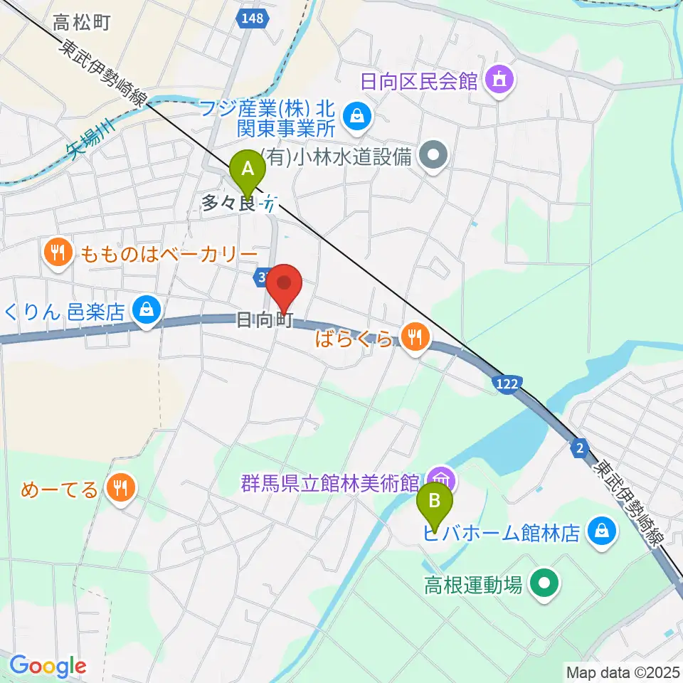 石田ピアノ調律プロモーション周辺のカフェ一覧地図