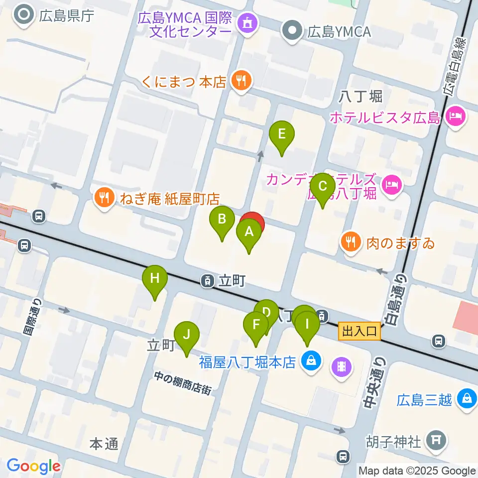 サロンシネマ1・2周辺のカフェ一覧地図