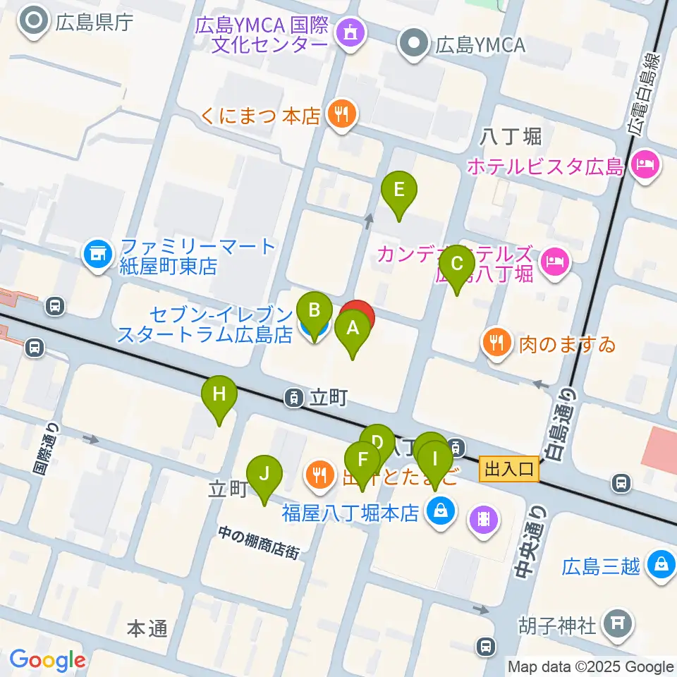 サロンシネマ1・2周辺のカフェ一覧地図