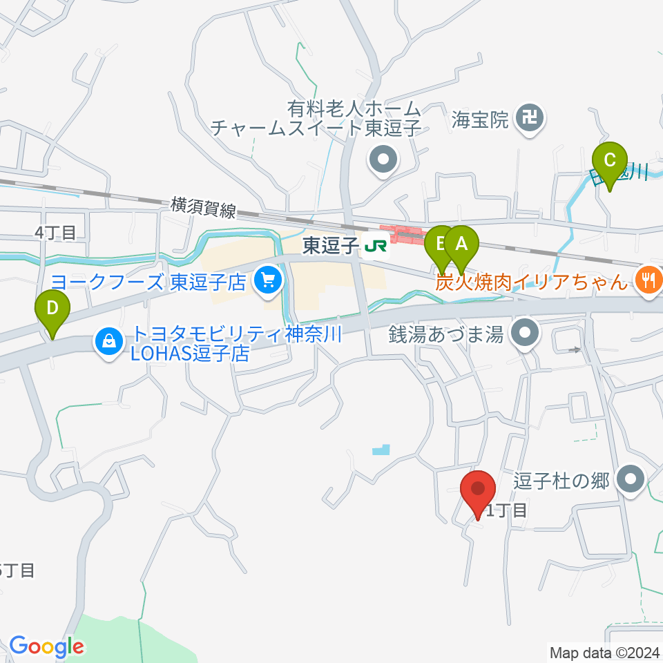 Y's Music Factory周辺のカフェ一覧地図