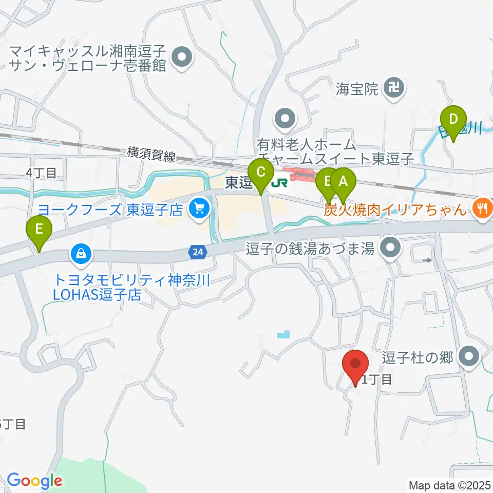 Y's Music Factory周辺のカフェ一覧地図