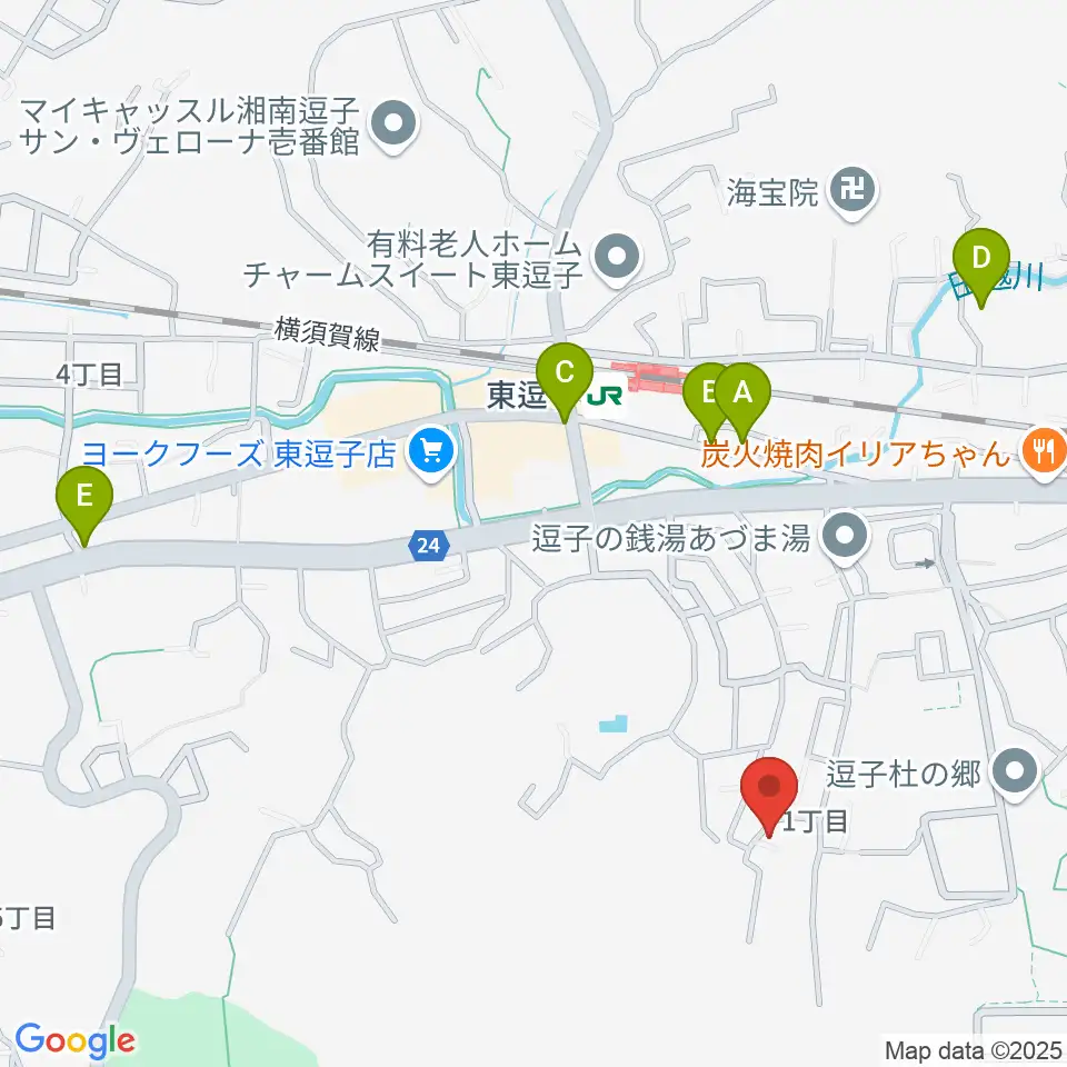 Y's Music Factory周辺のカフェ一覧地図