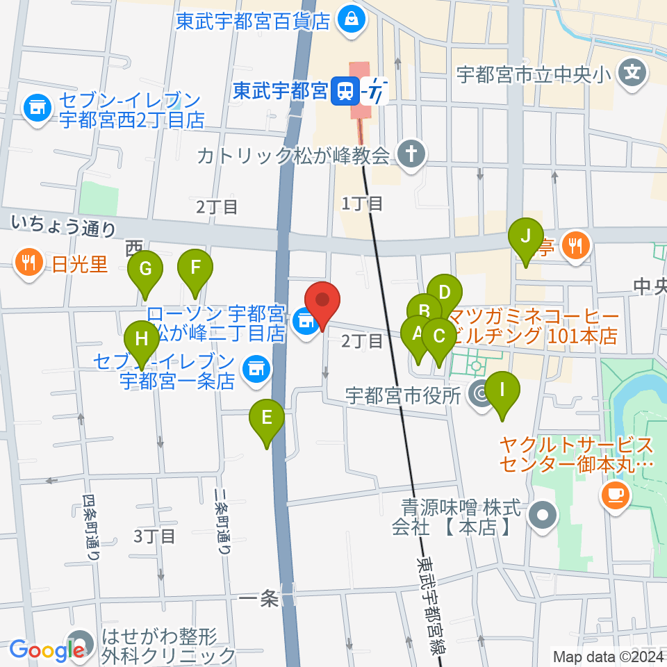 デラックスレコード周辺のカフェ一覧地図