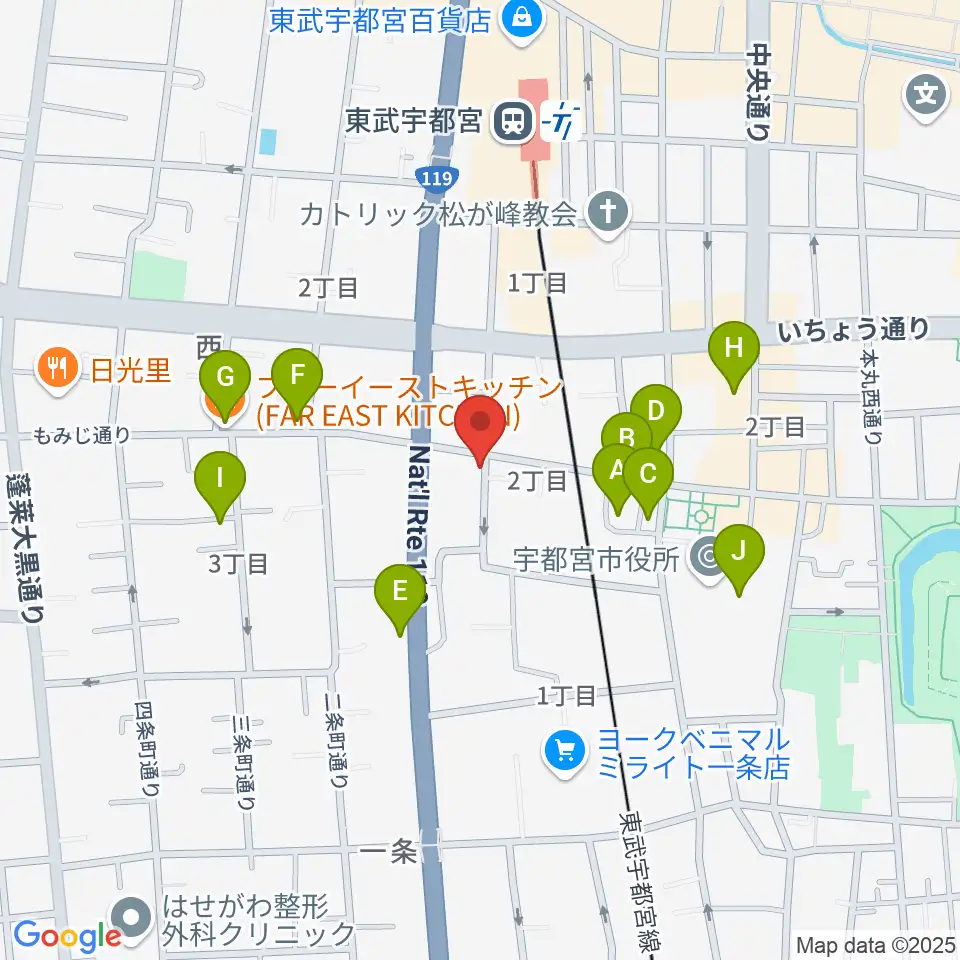 デラックスレコード周辺のカフェ一覧地図