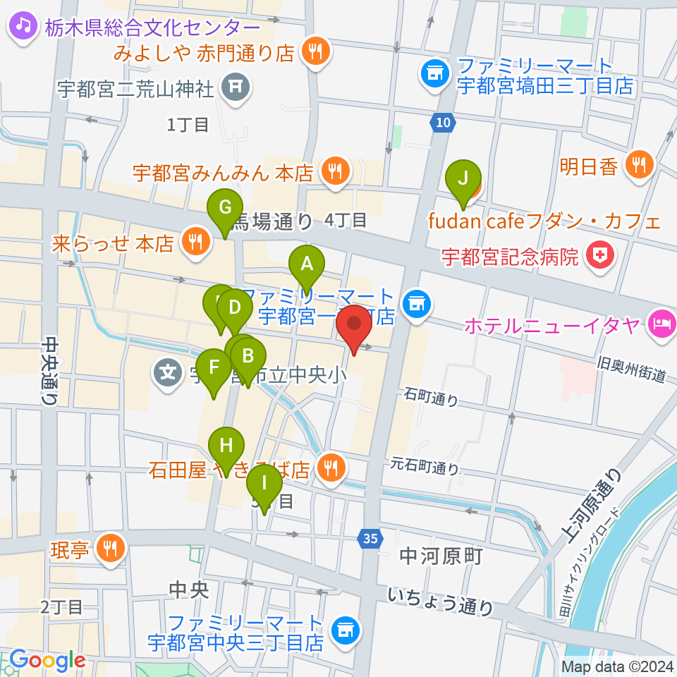 フォールーラーレコーズ周辺のカフェ一覧地図