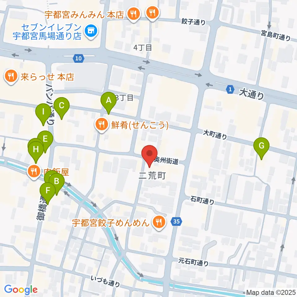 フォールーラーレコーズ周辺のカフェ一覧地図
