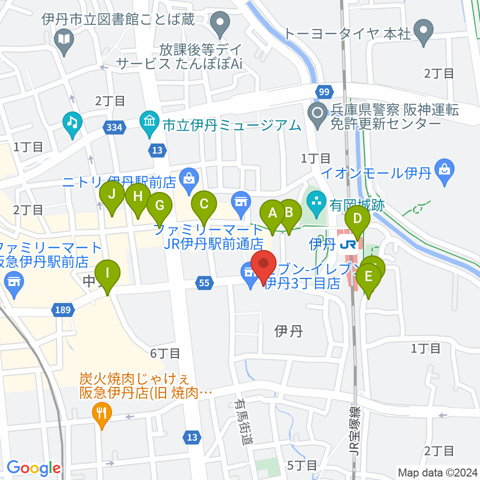 K's lore（ケーズロア）周辺のカフェ一覧地図