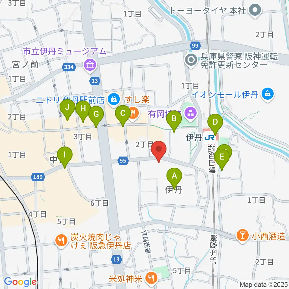 K's lore(ケーズロア)周辺のカフェ一覧地図