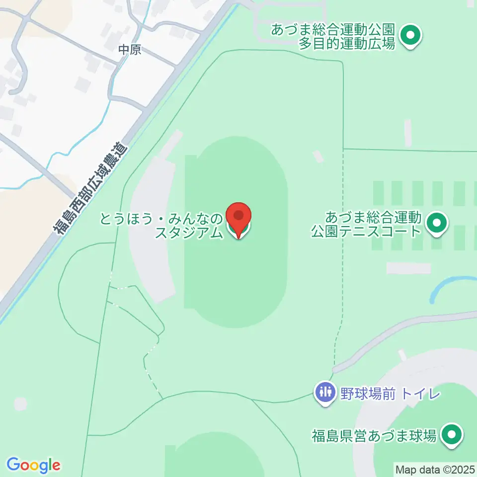 とうほう・みんなのスタジアム周辺のカフェ一覧地図