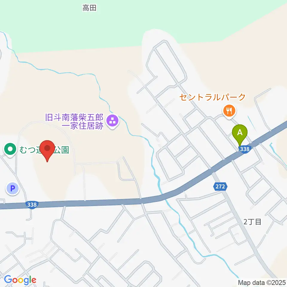 むつ運動公園陸上競技場周辺のカフェ一覧地図
