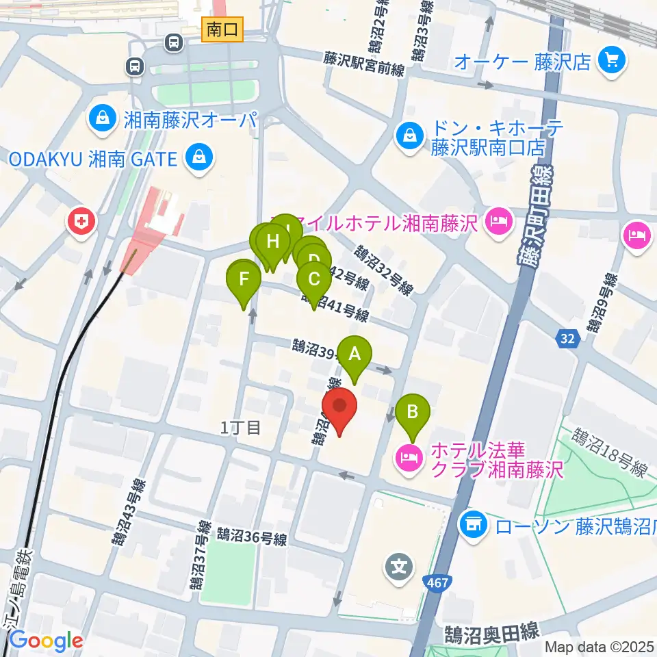 太陽ぬ荘スタジオ周辺のカフェ一覧地図