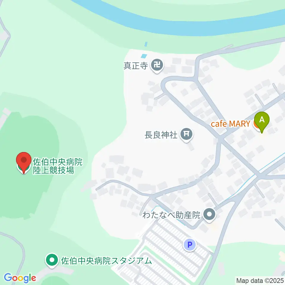 佐伯中央病院陸上競技場周辺のカフェ一覧地図