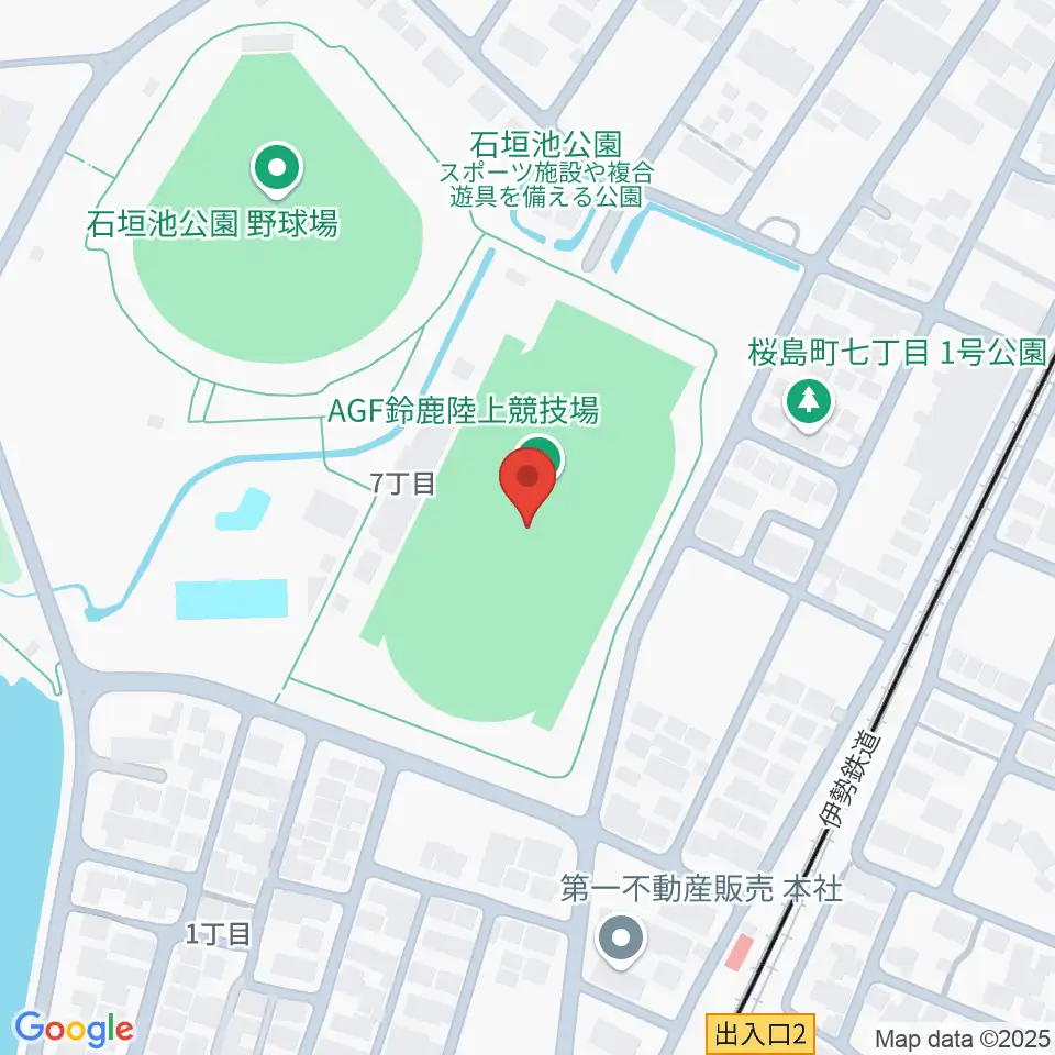 AGF鈴鹿陸上競技場周辺のカフェ一覧地図