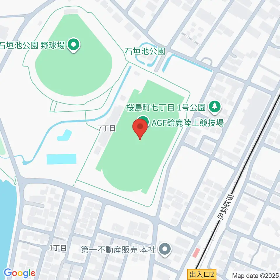 AGF鈴鹿陸上競技場周辺のカフェ一覧地図