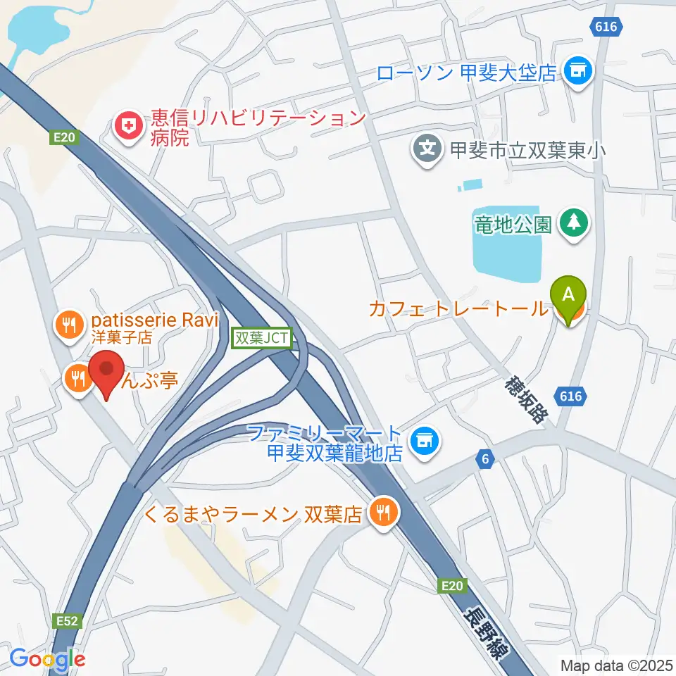 iB MUSIC STUDIO周辺のカフェ一覧地図