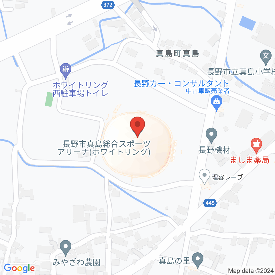 ホワイトリング周辺のカフェ一覧地図