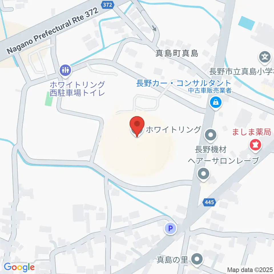 ホワイトリング周辺のカフェ一覧地図