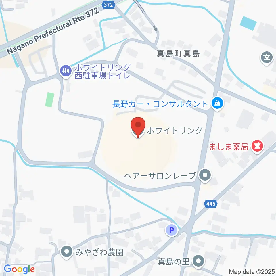 ホワイトリング周辺のカフェ一覧地図