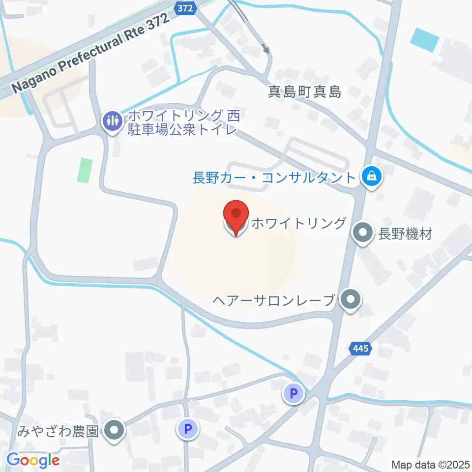 ホワイトリング周辺のカフェ一覧地図