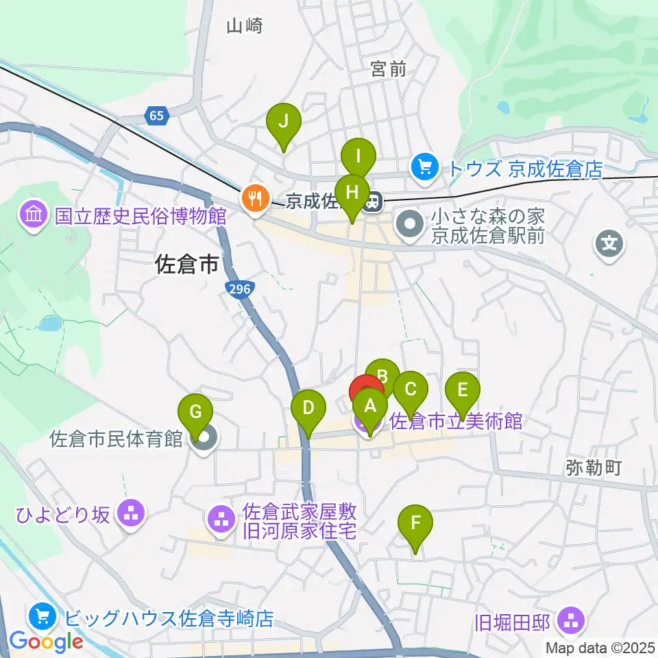 セイント・ディー周辺のカフェ一覧地図
