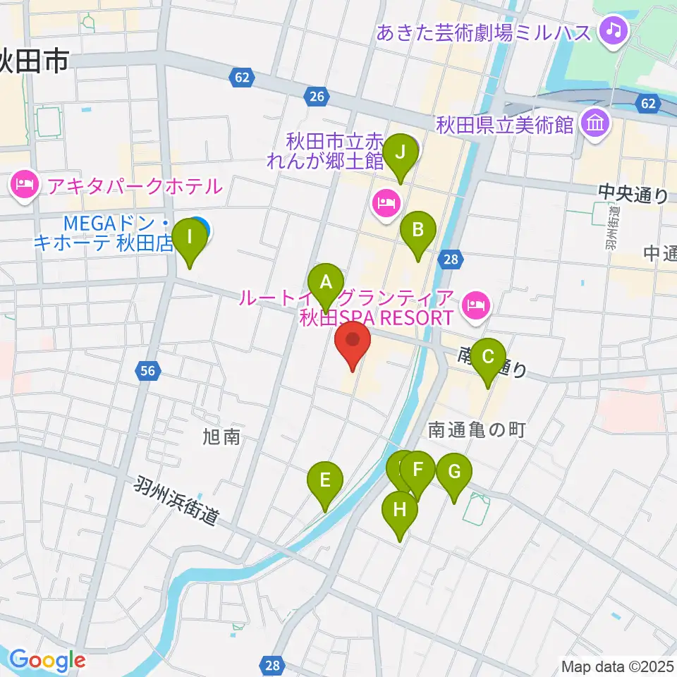K-studio周辺のカフェ一覧地図