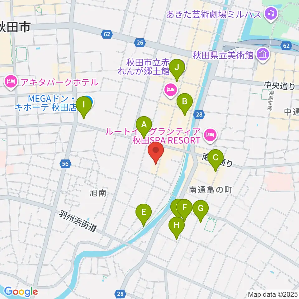 K-studio周辺のカフェ一覧地図