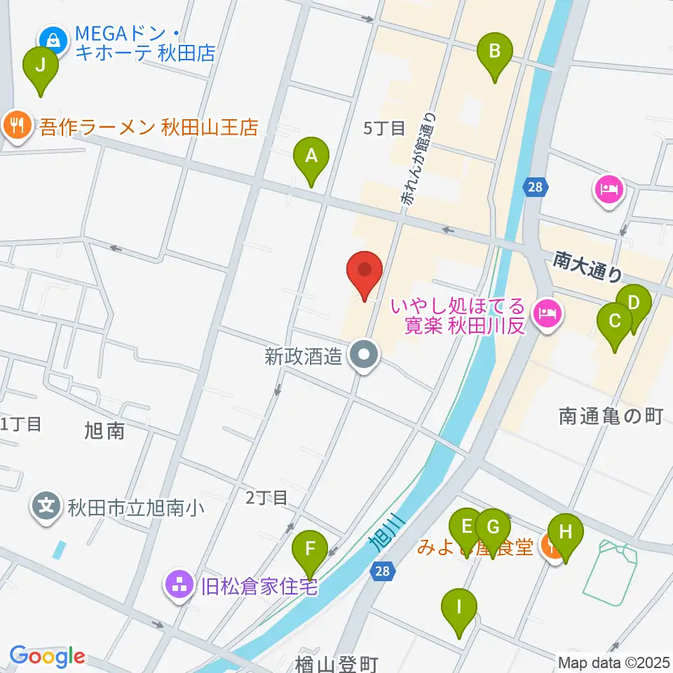 K-studio周辺のカフェ一覧地図