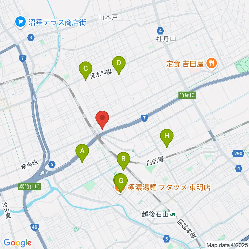 STB Studio周辺のカフェ一覧地図
