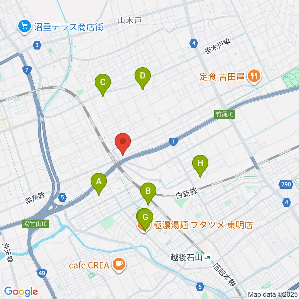 STB Studio周辺のカフェ一覧地図