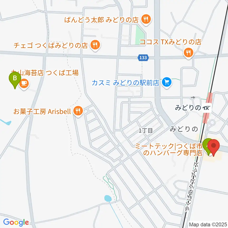 アーデン音楽館 みどりの教室周辺のカフェ一覧地図