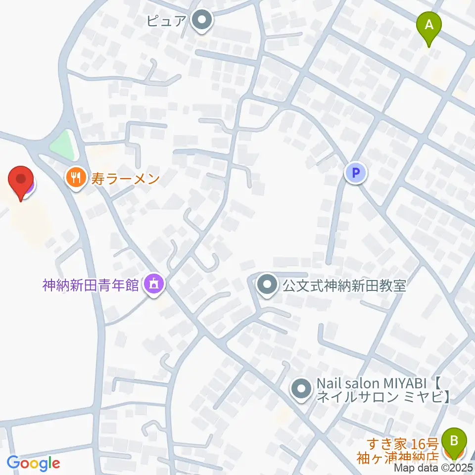 袖ヶ浦市民会館周辺のカフェ一覧地図