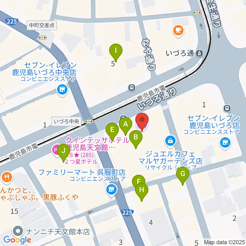 ガーデンズシネマ周辺のカフェ一覧地図