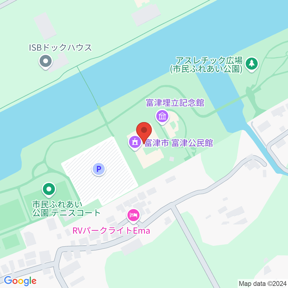 富津公民館周辺のカフェ一覧地図