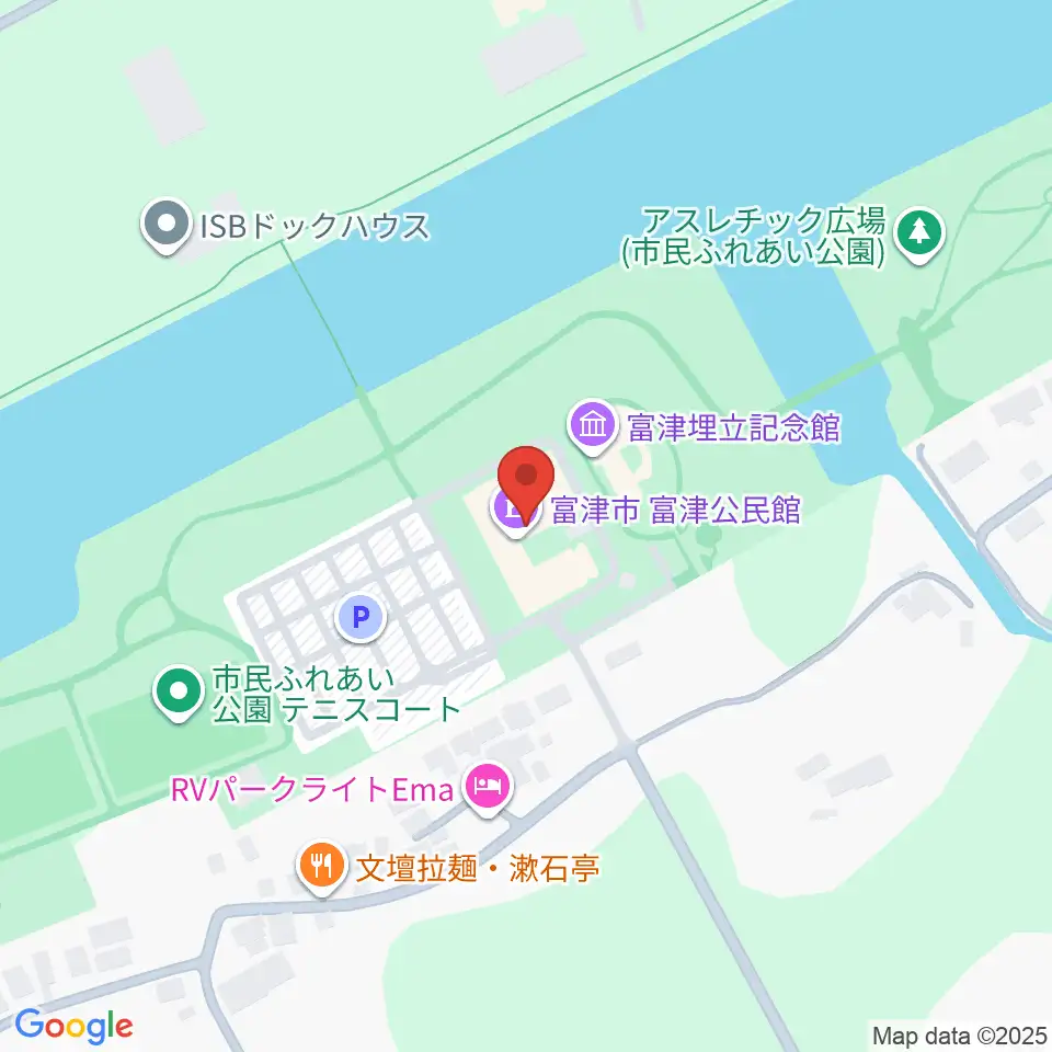富津公民館周辺のカフェ一覧地図