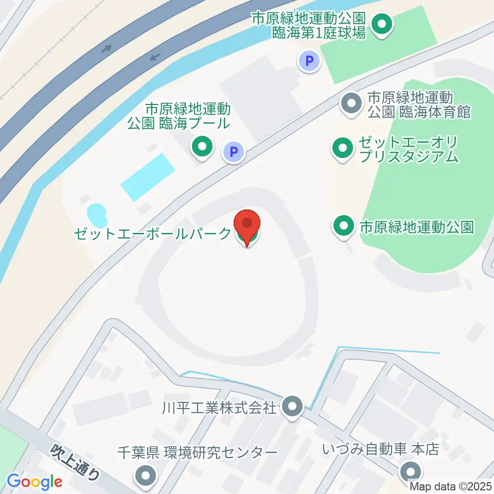 ゼットエーボールパーク周辺のカフェ一覧地図