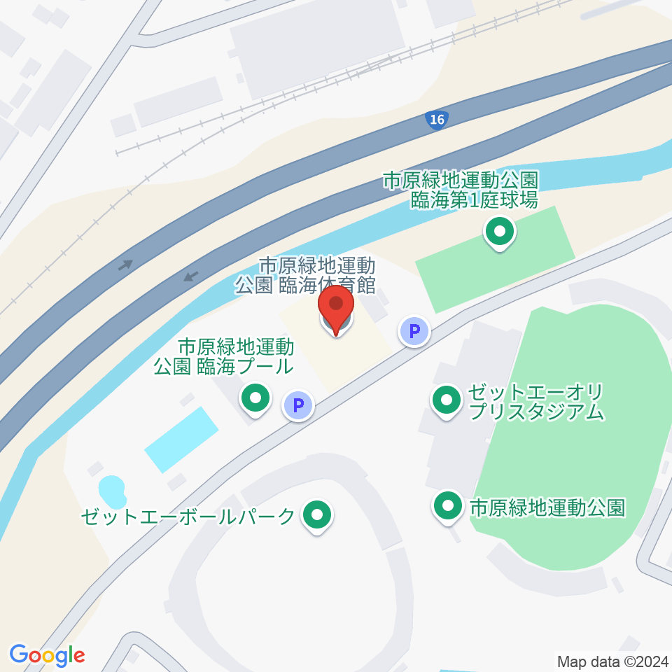 市原市臨海体育館周辺のカフェ一覧地図