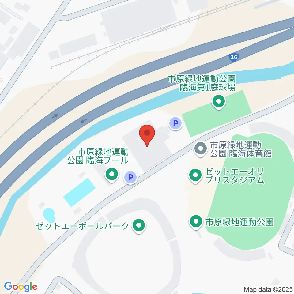 市原市臨海体育館周辺のカフェ一覧地図