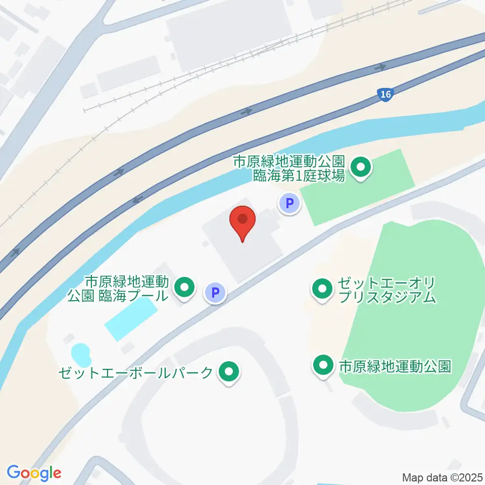 市原市臨海体育館周辺のカフェ一覧地図