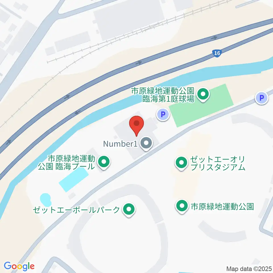 市原市臨海体育館周辺のカフェ一覧地図