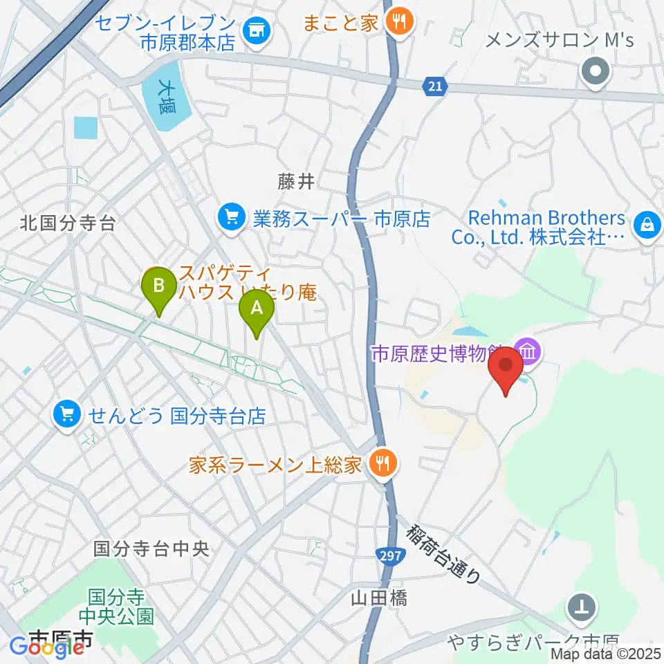 ゼットエー武道場周辺のカフェ一覧地図