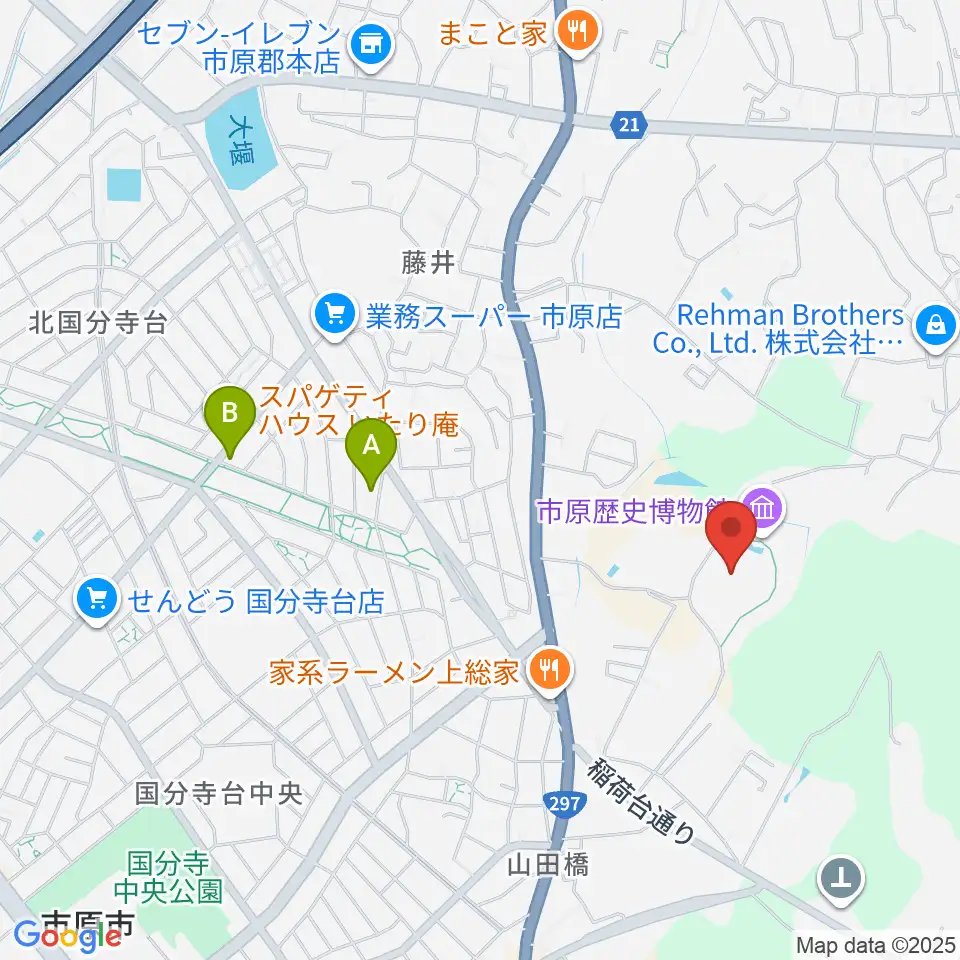 ゼットエー武道場周辺のカフェ一覧地図