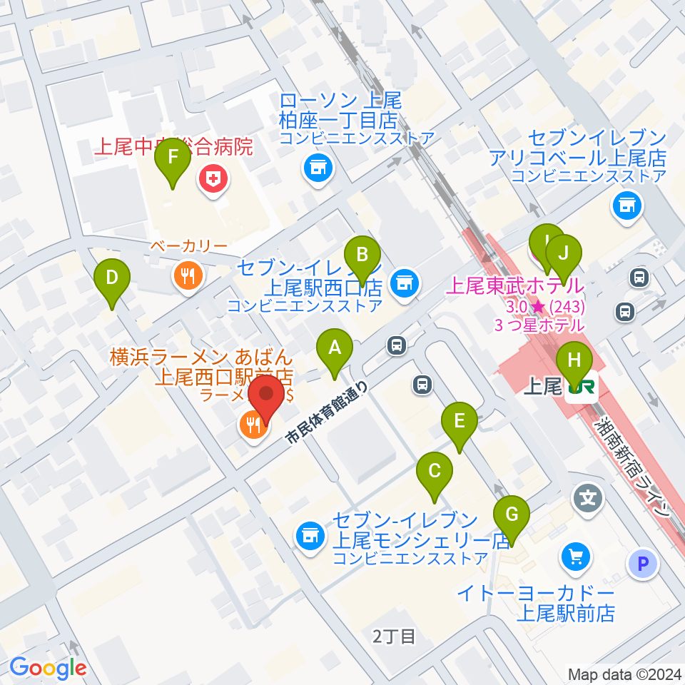 Dover Guitar Shop周辺のカフェ一覧地図