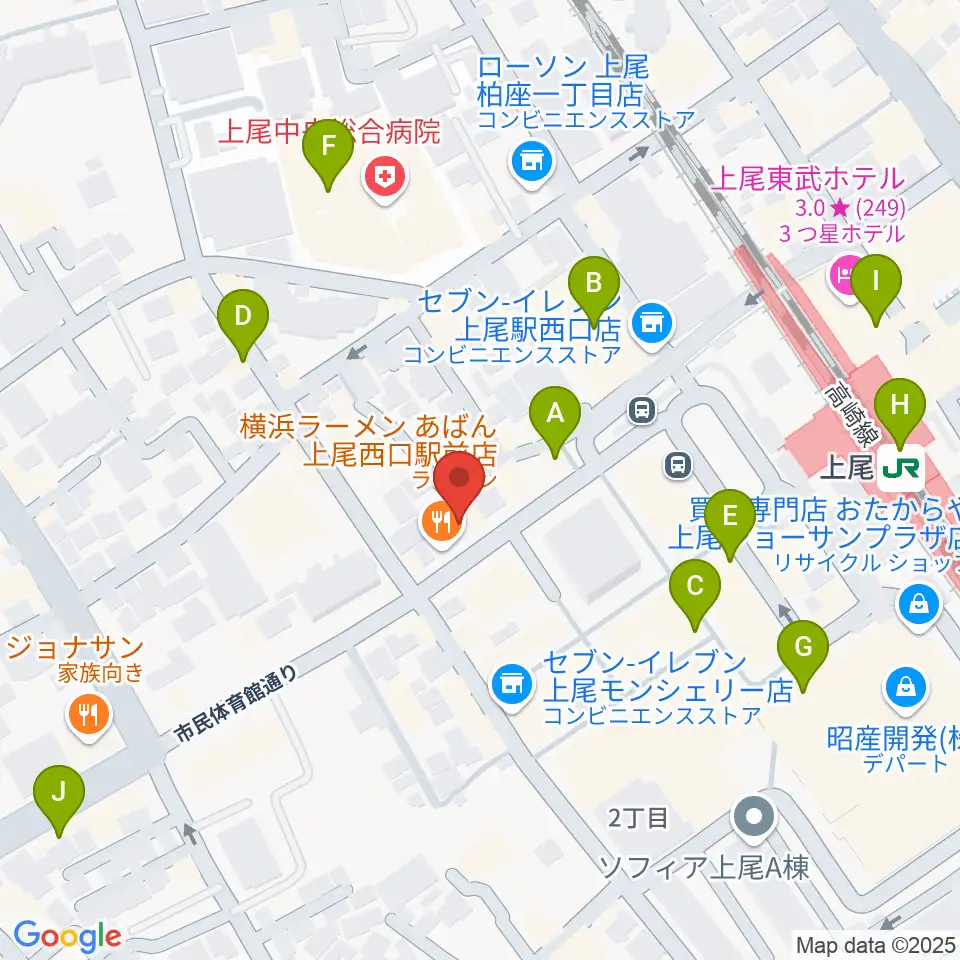 Dover Guitar Shop周辺のカフェ一覧地図