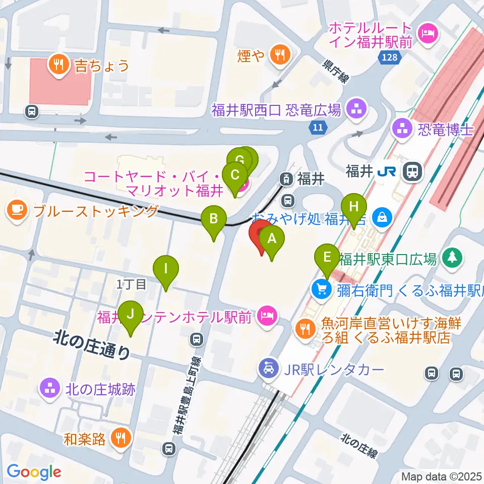 セーレンプラネット周辺のカフェ一覧地図