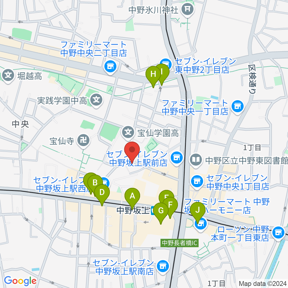 Gold Rush Studio周辺のカフェ一覧地図