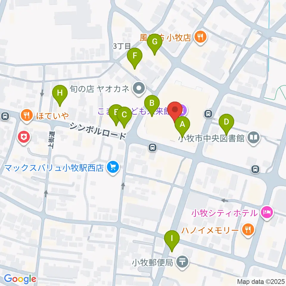 小牧市まなび創造館周辺のカフェ一覧地図