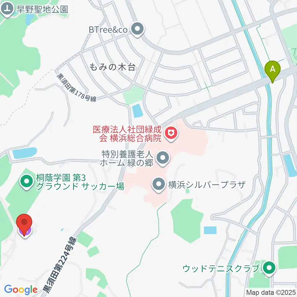 桐蔭学園シンフォニーホール周辺のカフェ一覧地図