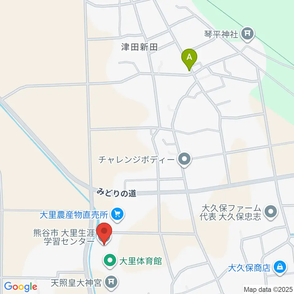 大里生涯学習センター「あすねっと」周辺のカフェ一覧地図